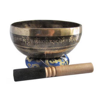 Hand Hammer Hand Carved 7" Singing Bowl SB-500 - Click Image to Close